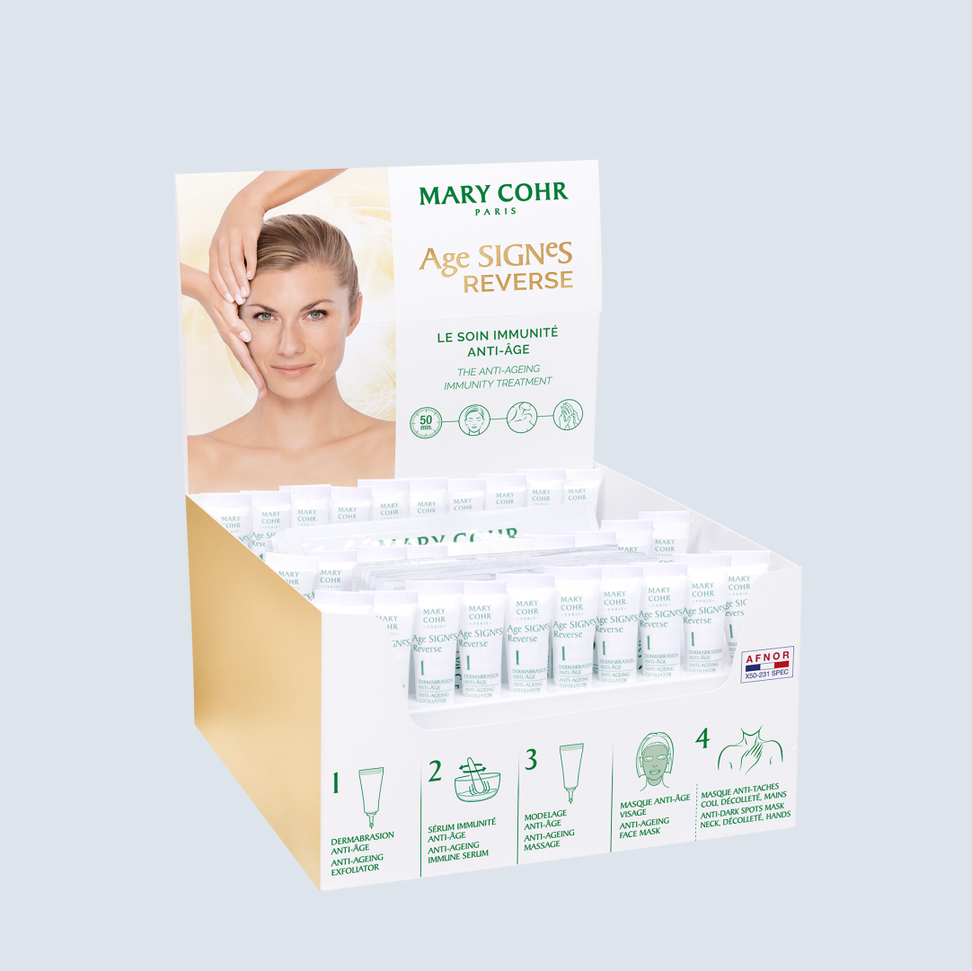 COFFRET AGE SIGNES REVERSE - PROTOCOLO FACIAL IMUNOLÓGICO ANTI-ENVELHECIMENTO