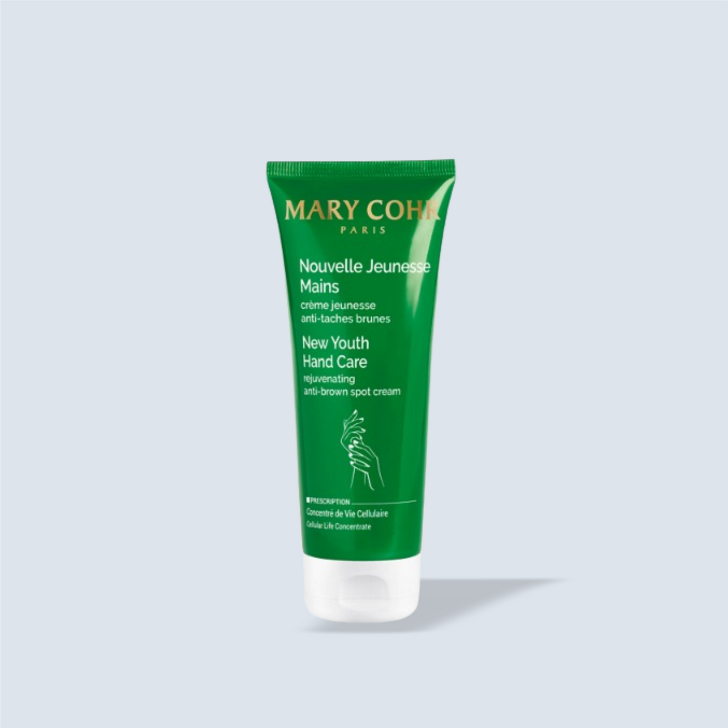 NOUVELLE JEUNESSE MAINS - CREME REJUVENESCEDOR E CLAREADOR PARA AS MÃOS