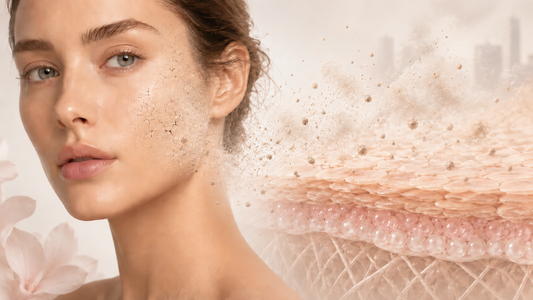 Mulher cuidando da pele durante momento de relaxamento e skincare