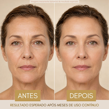 CREME IMUNOLÓGICO REJUVENESCEDOR ANTES E DEPOIS