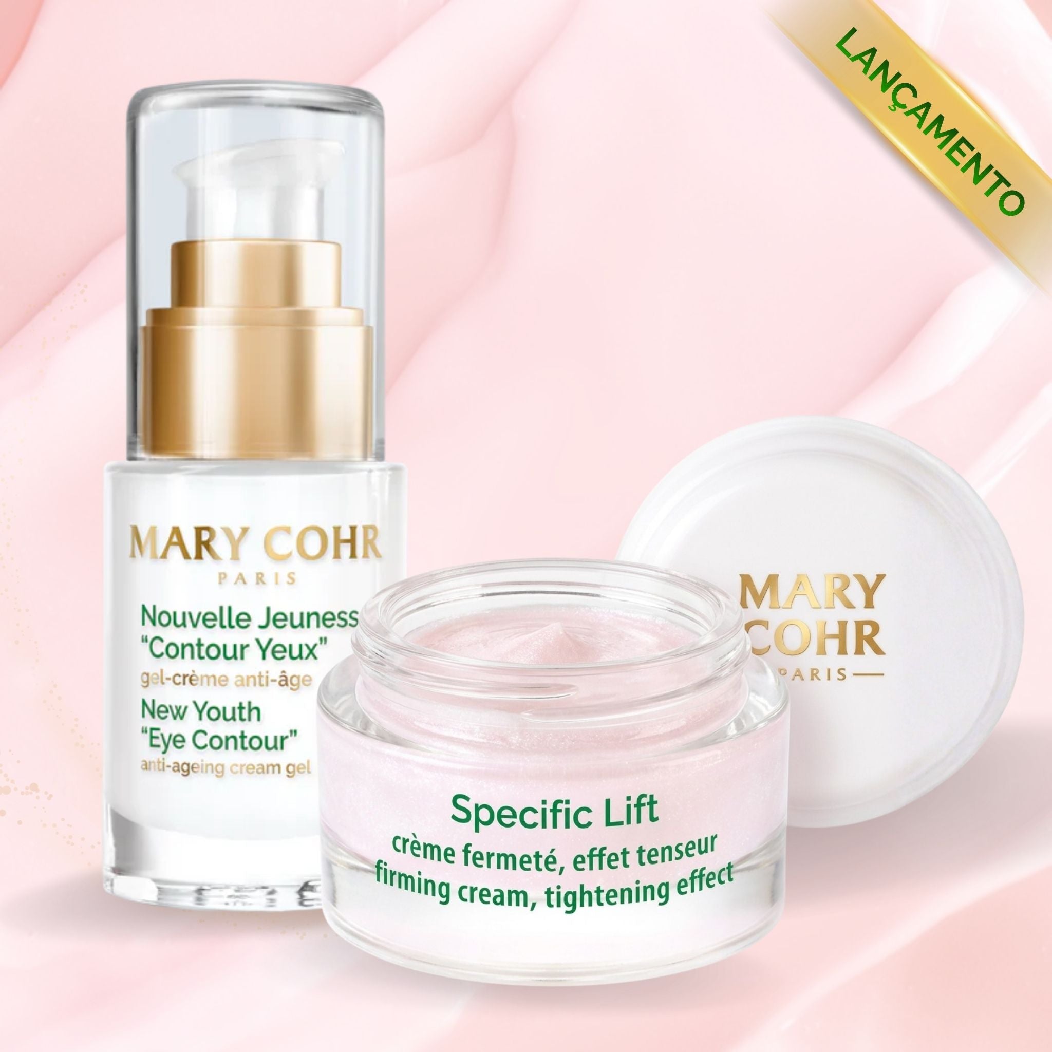 FIRMEZA E REJUVENESCIMENTO PARA ÁREA DOS OLHOS -  SPECIFIC LIFT + NOUVELLE JEUNESSE YEUX